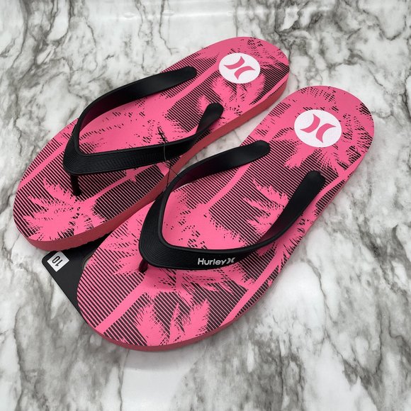 New Hurley Thong Flip FLops  Size Men\'s 10